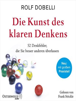 cover image of Die Kunst des klaren Denkens